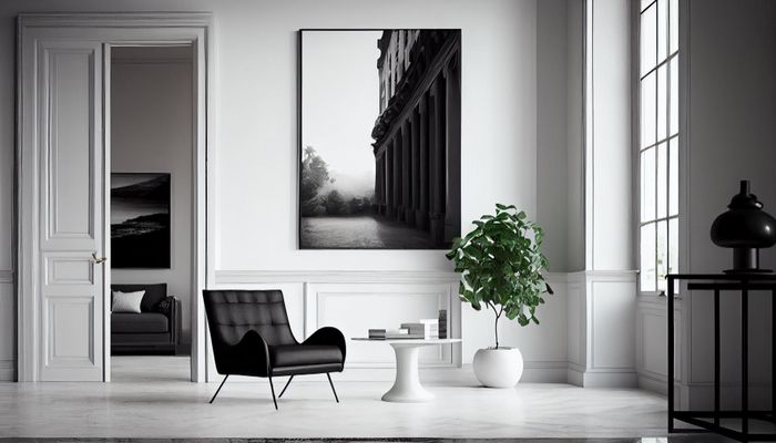 peinture sur toile mettre en valeur mise en scene